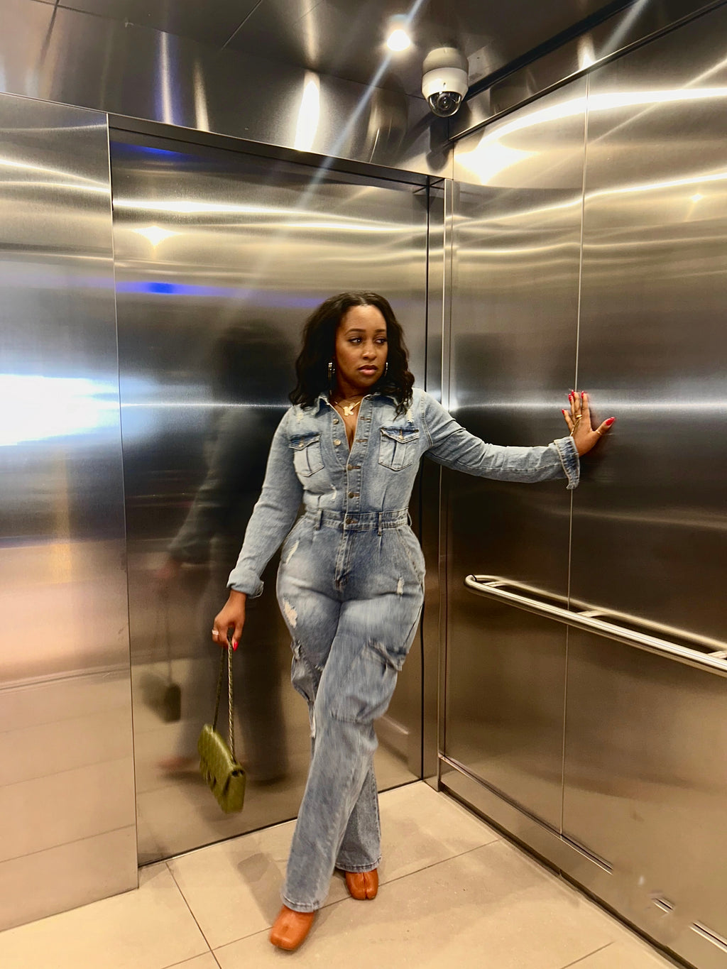 All In | Denim Jumpsuit