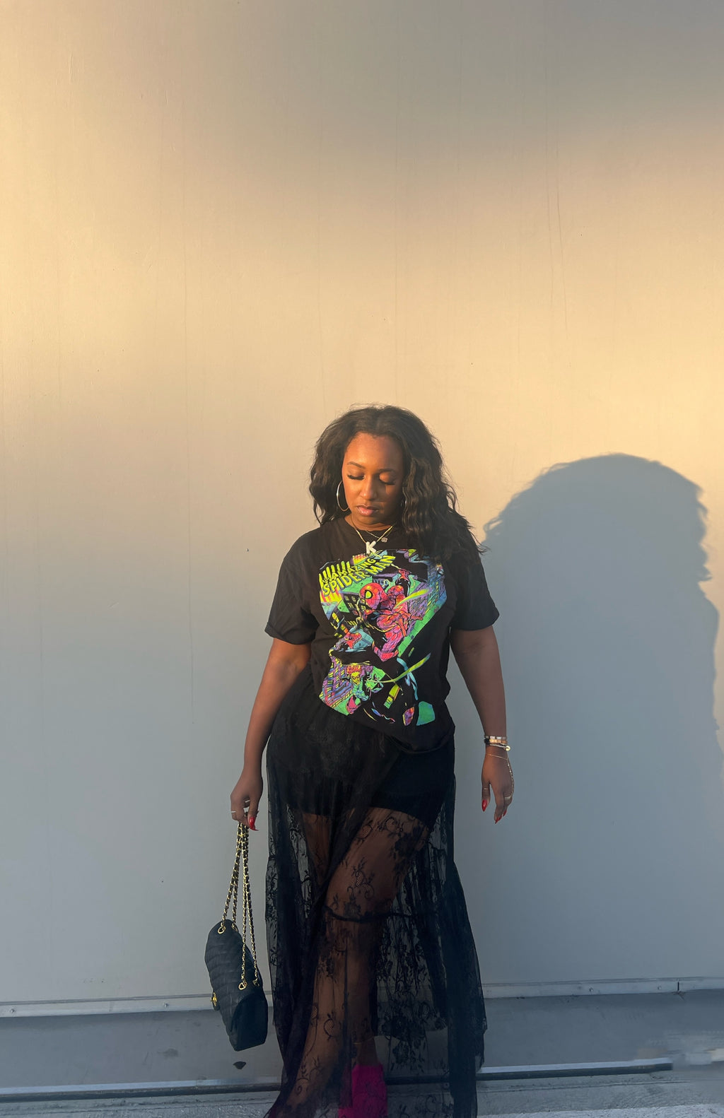 Loose Ends| Lace Skirt