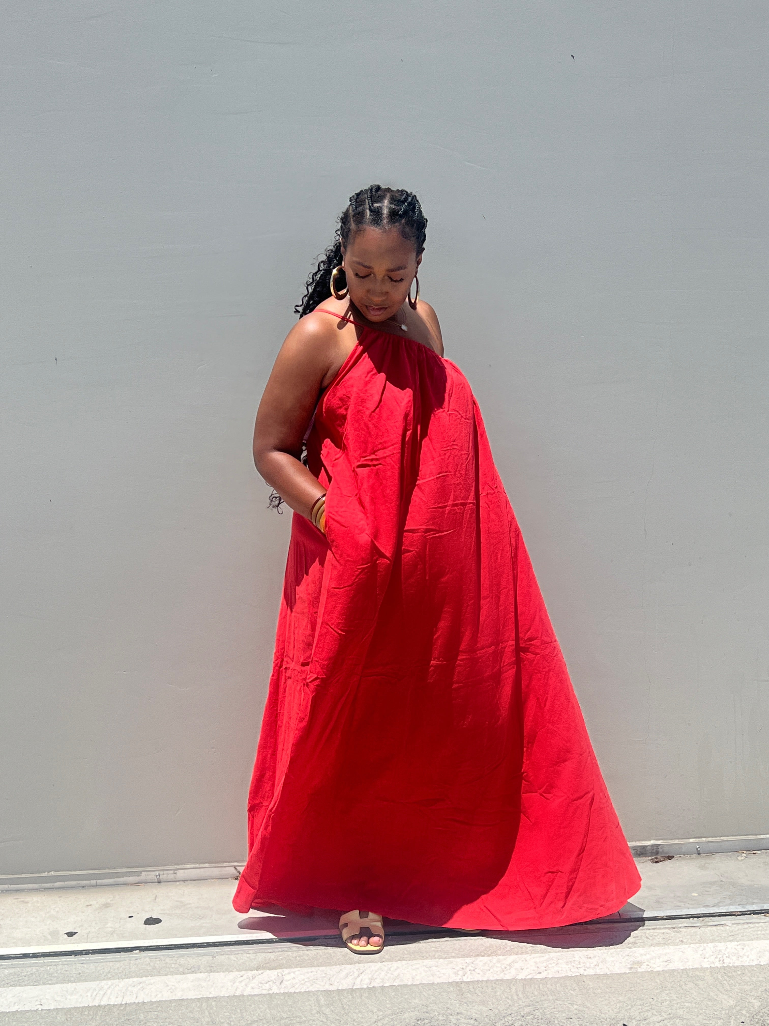 Flowy Child | Linen Maxi Dress