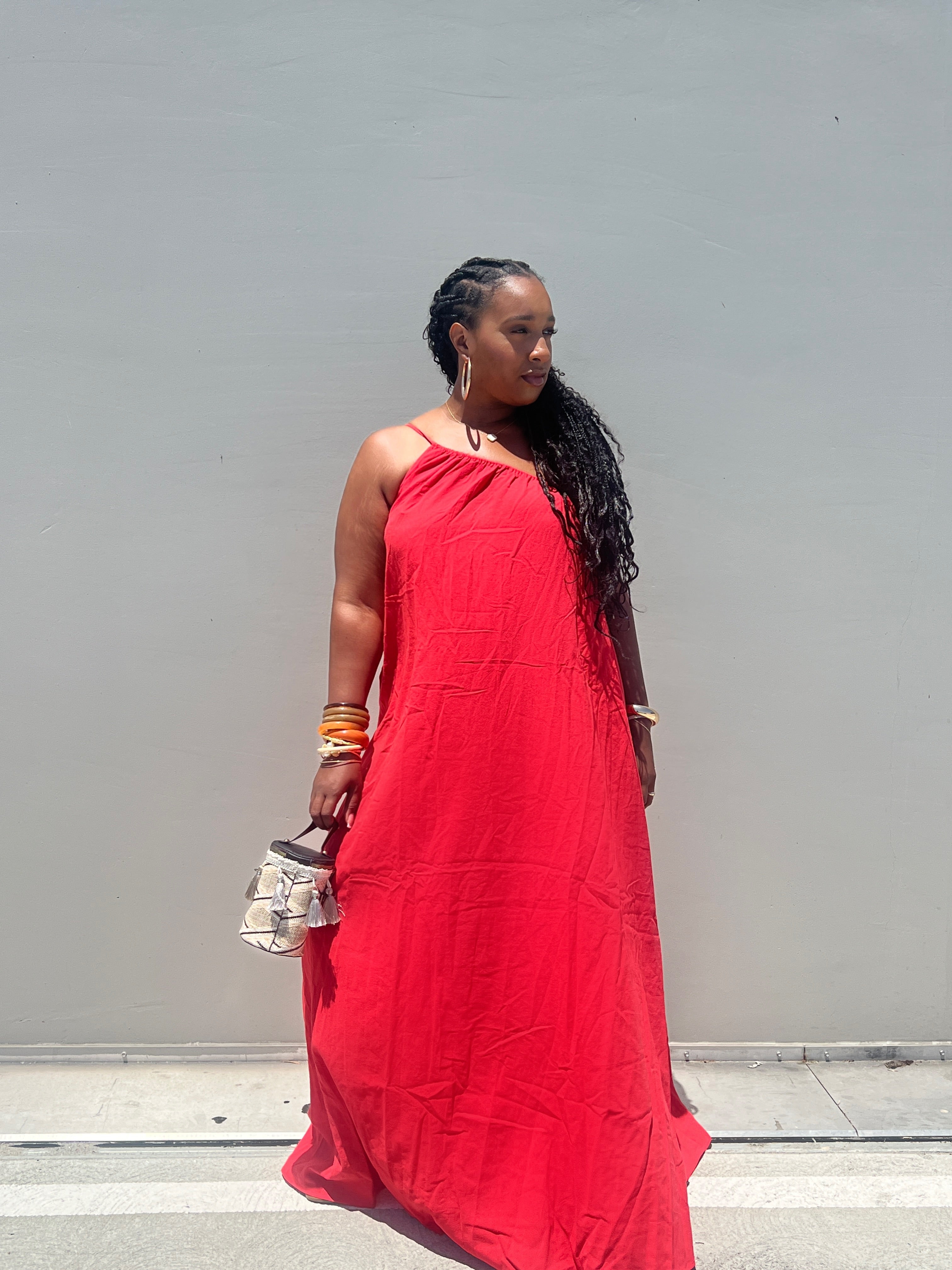 Flowy Child | Linen Maxi Dress