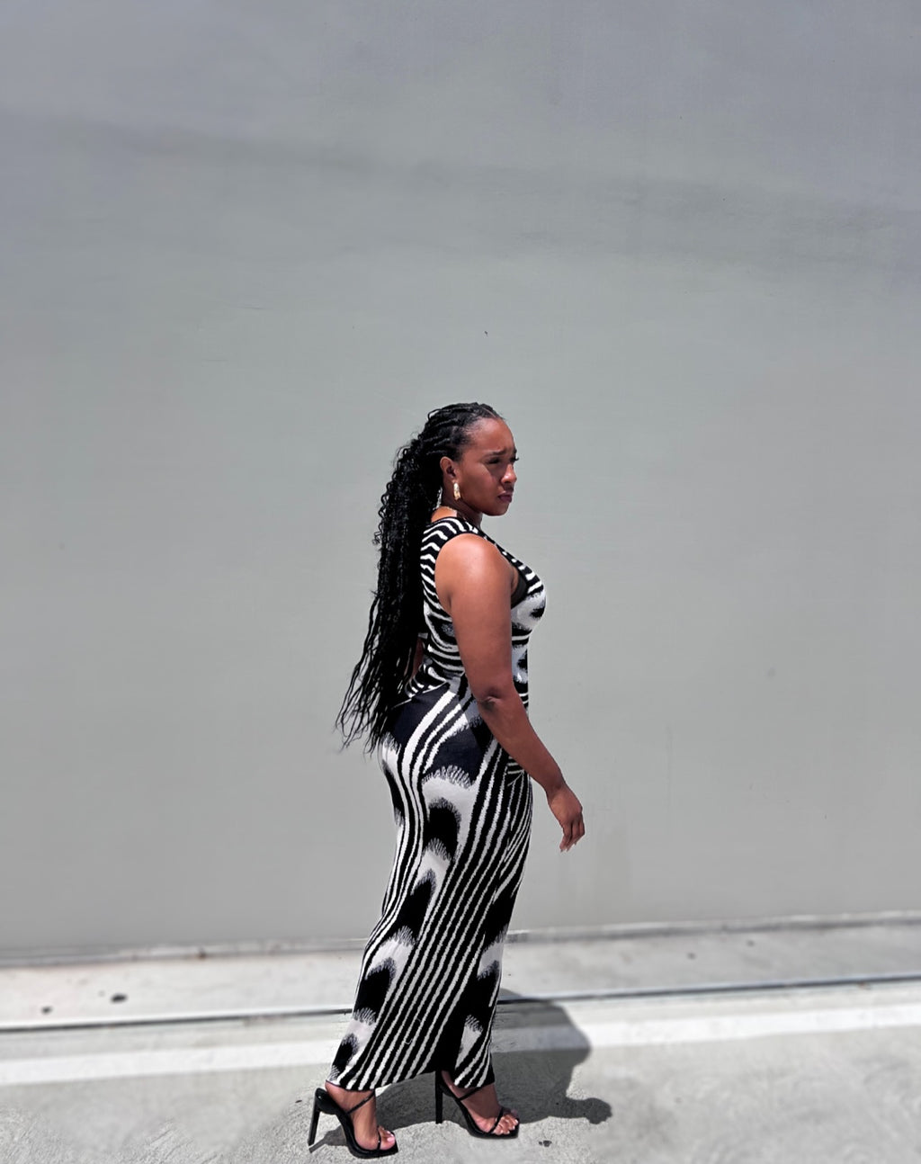 Straight Talk | Body Con Maxi Dress
