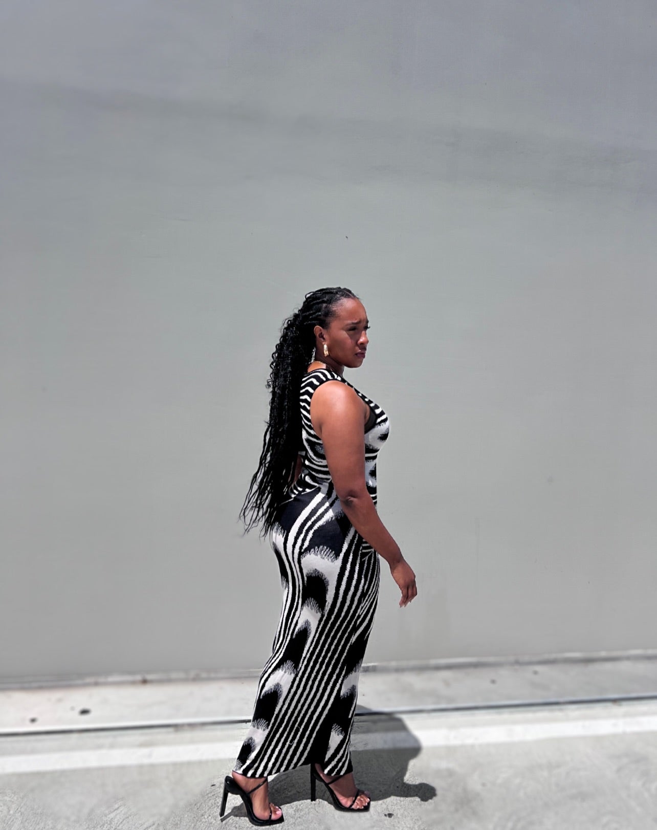 Straight Talk | Body Con Maxi Dress