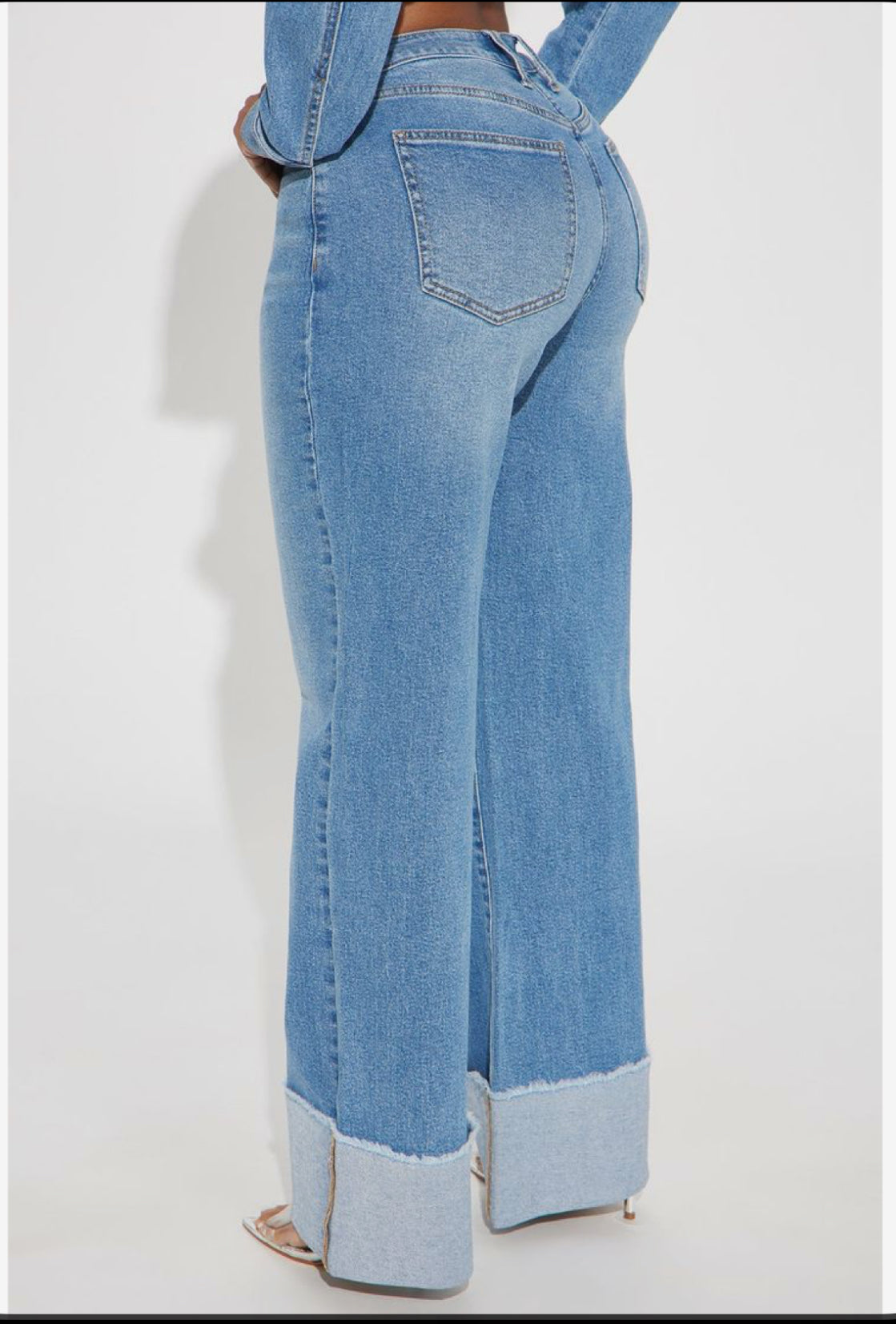 Casey | High Cuff Denim