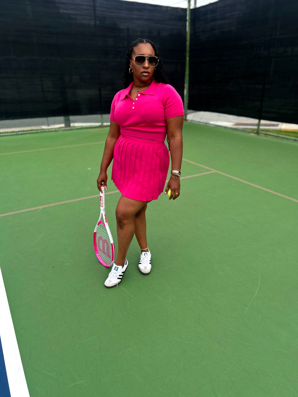 It's All Love | Knit Tennis Skirt Set