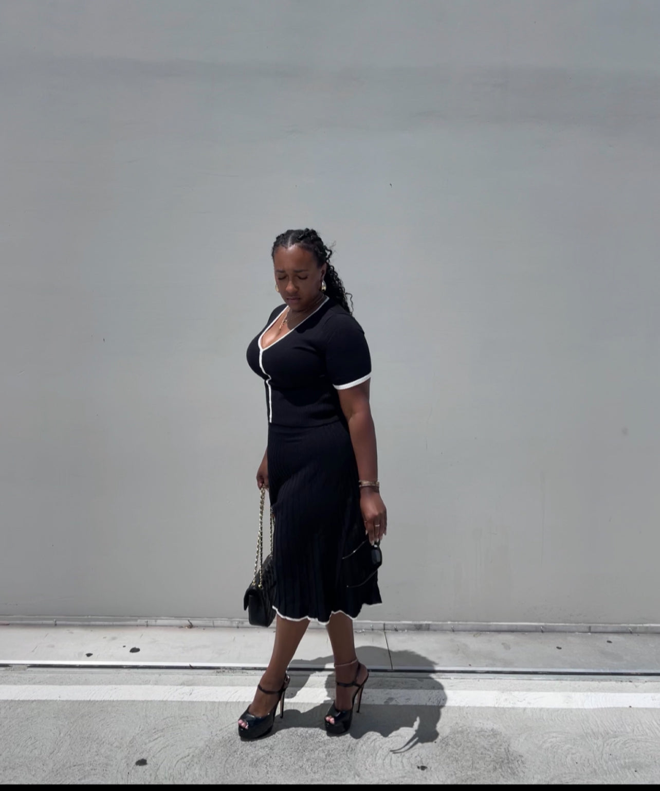 Mia | Knit Midi Skirt Set