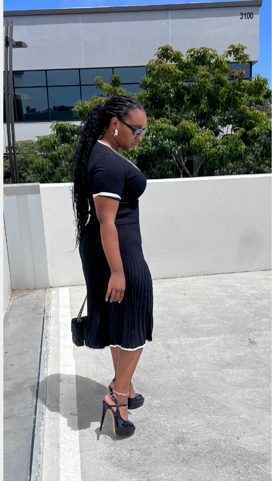 Mia | Knit Midi Skirt Set