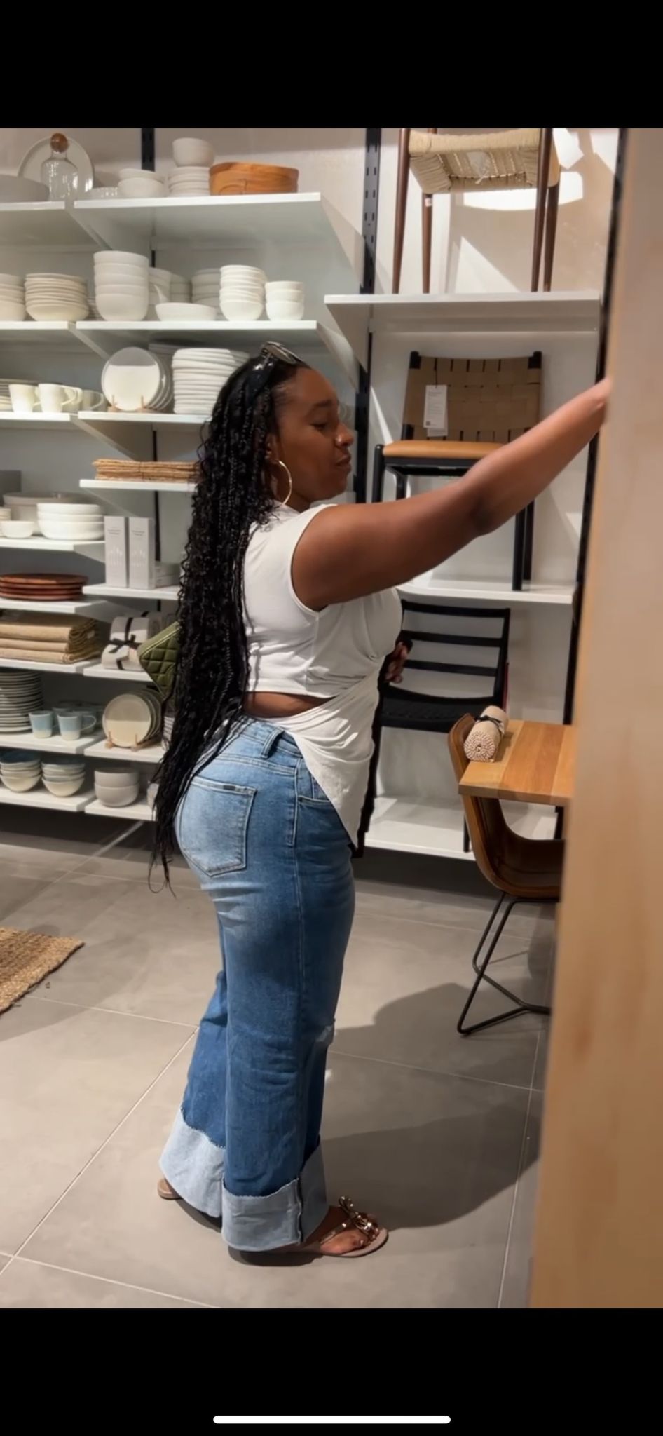 Casey | High Cuff Denim