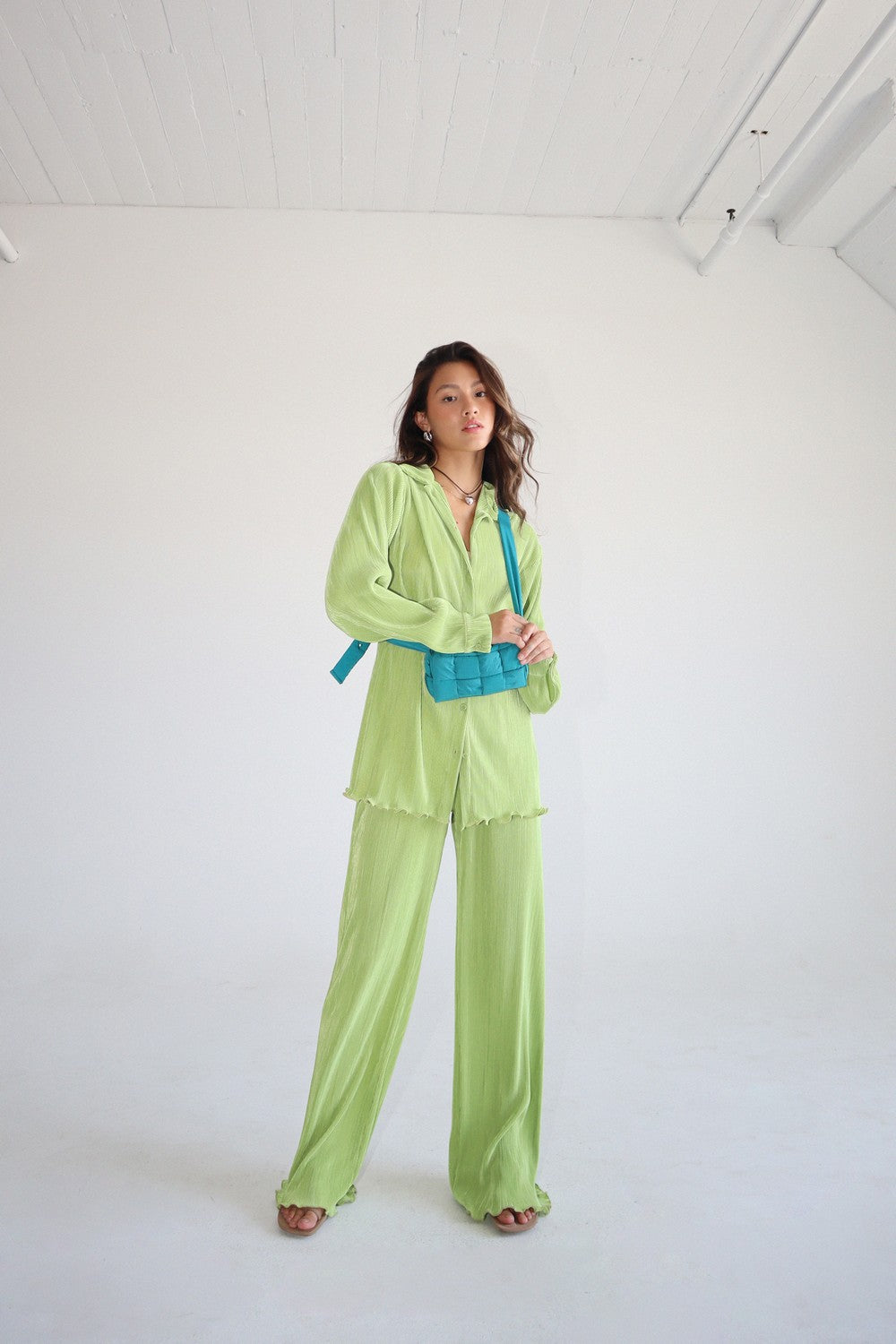 Oh Pleats | Pleated Pant Set