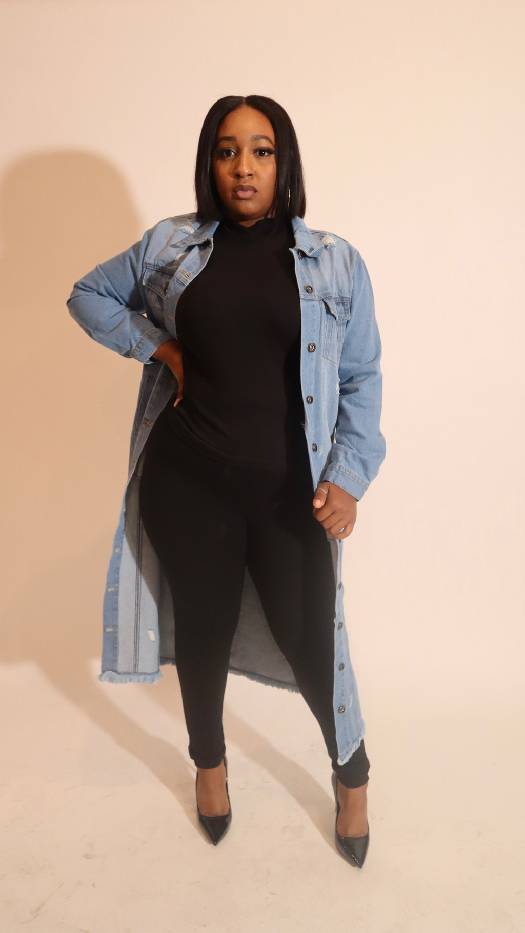 Denim Slayer | Long Denim Jacket