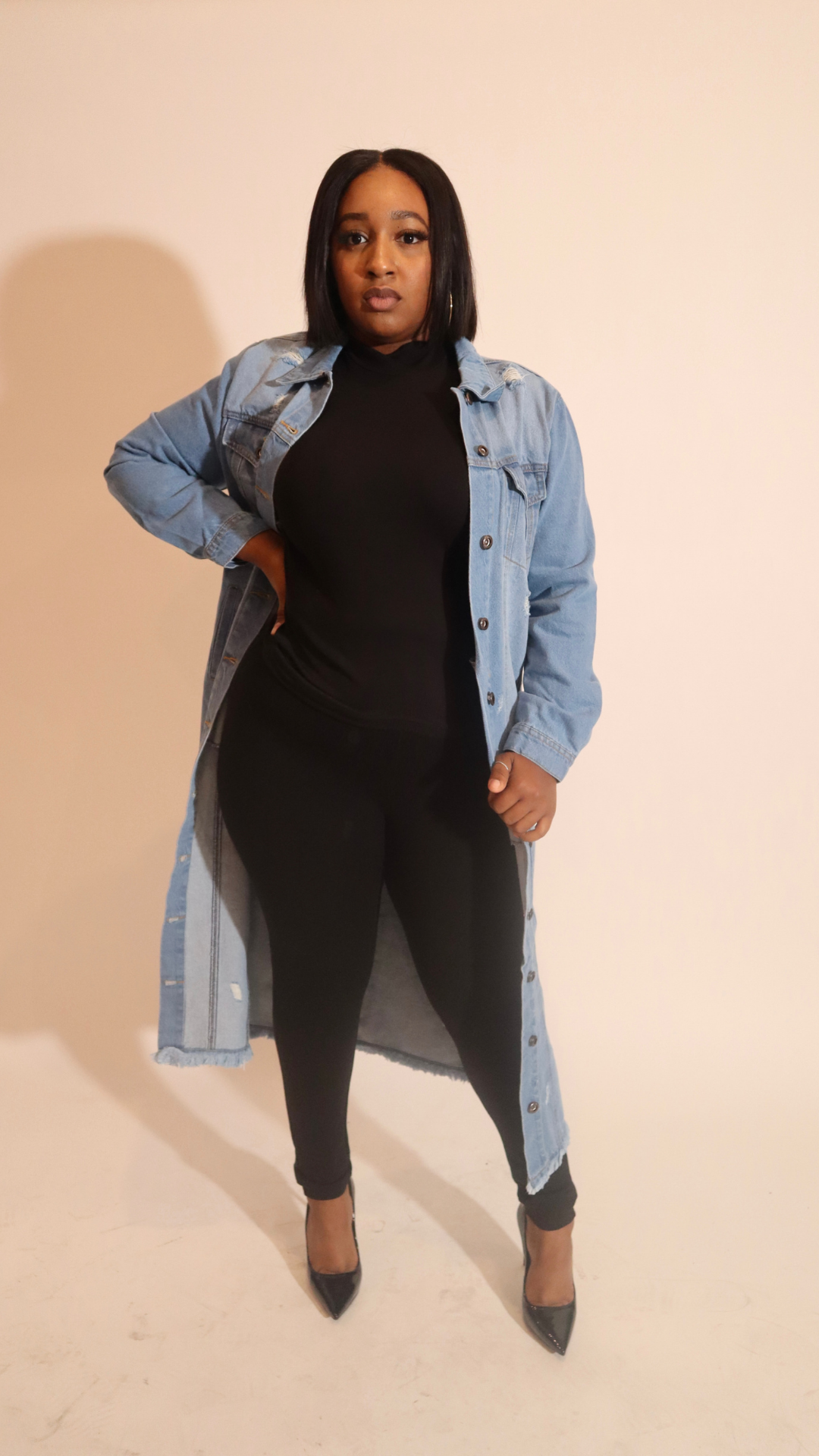 Denim Slayer | Long Denim Jacket