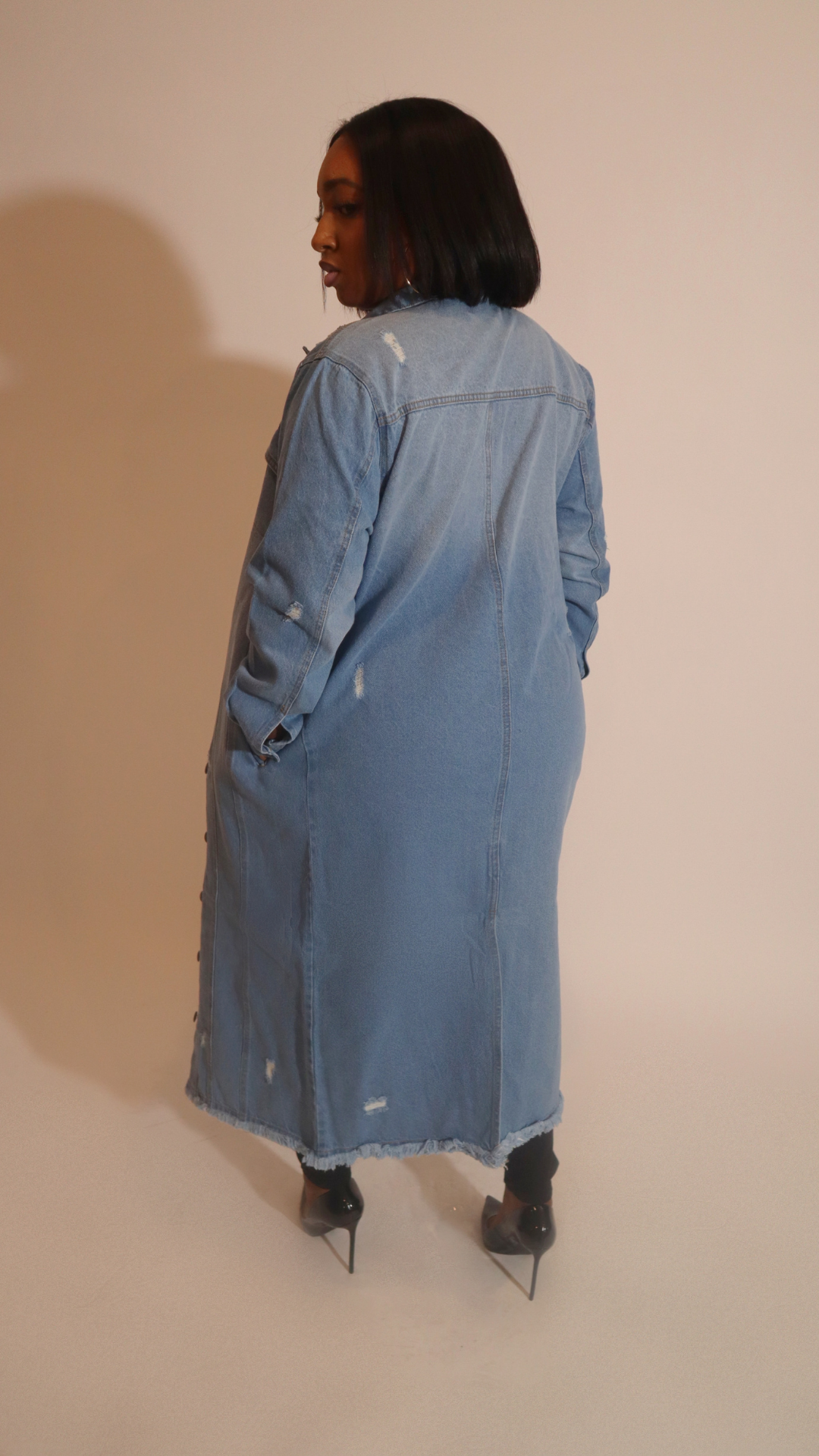 Denim Slayer | Long Denim Jacket
